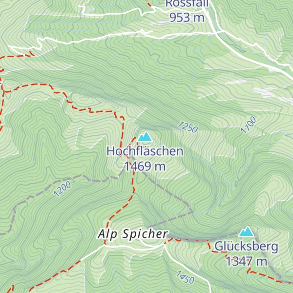 Map of Hochfläschen