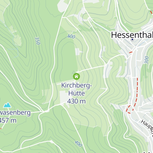 Map of Kirchberg-Hütte