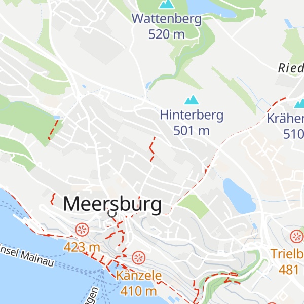 Map of Friedrichshöhe