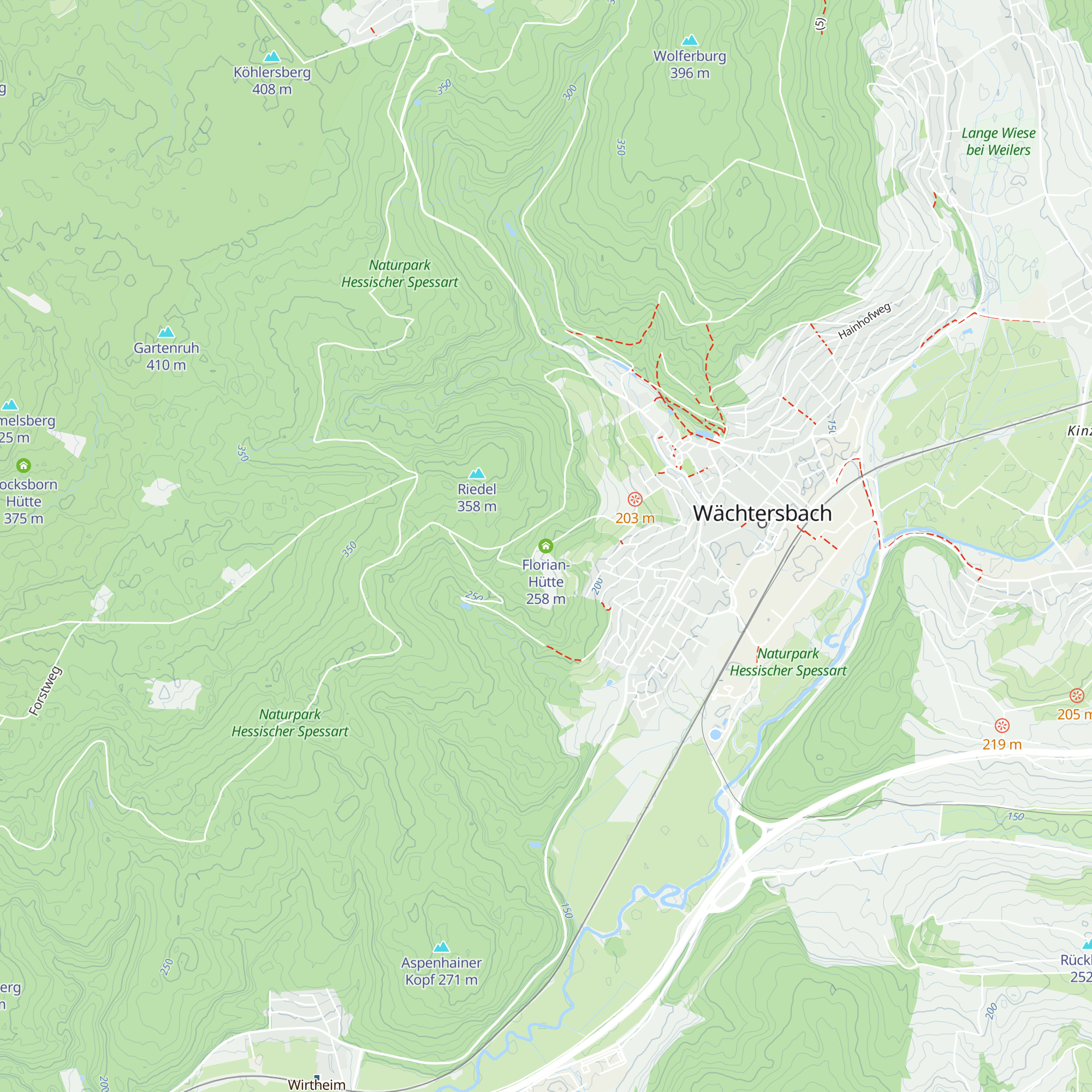 Florian-Hütte map