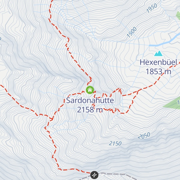 Map of Sardonahütte