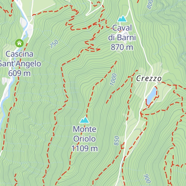 Map of Monte Colla