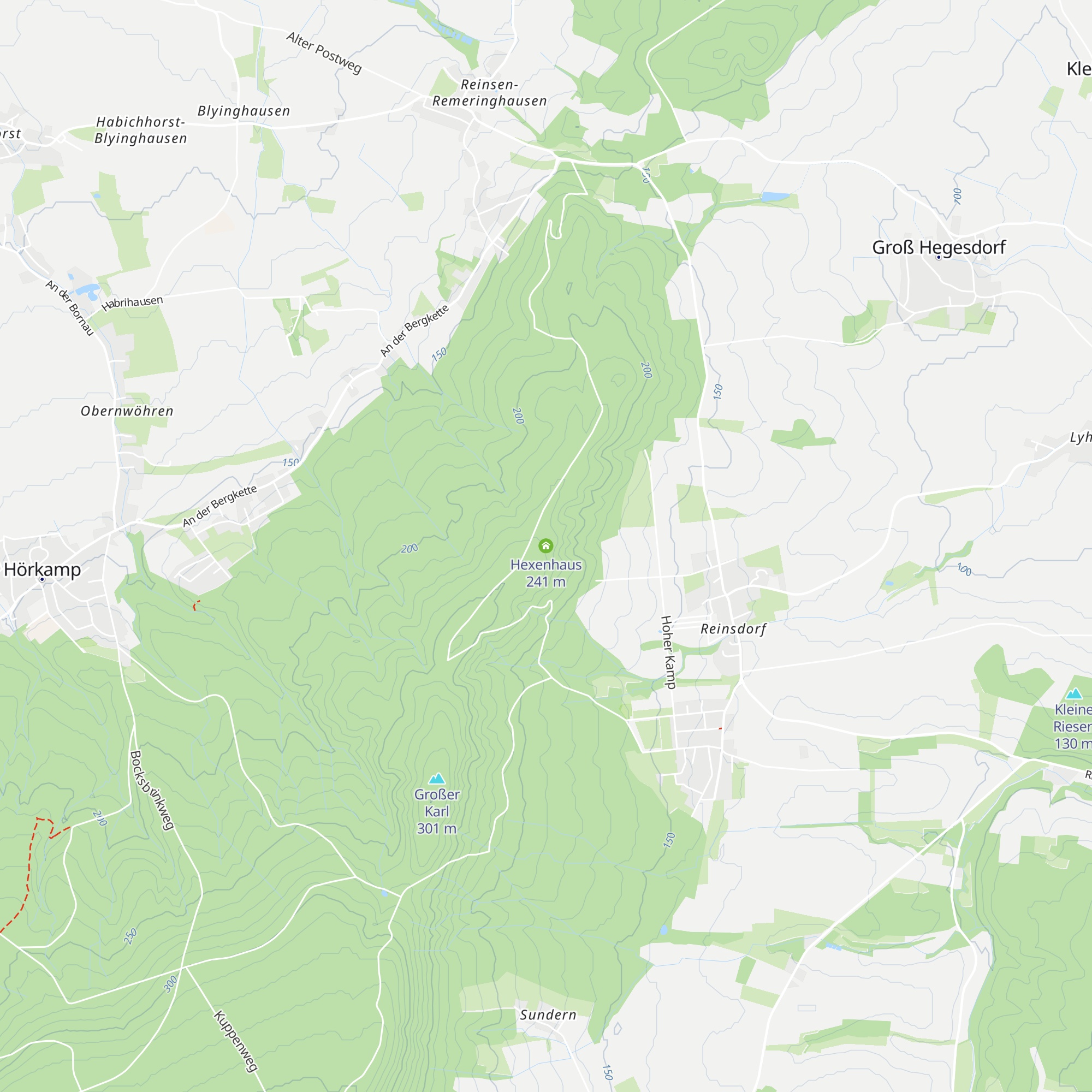 Hexenhaus map