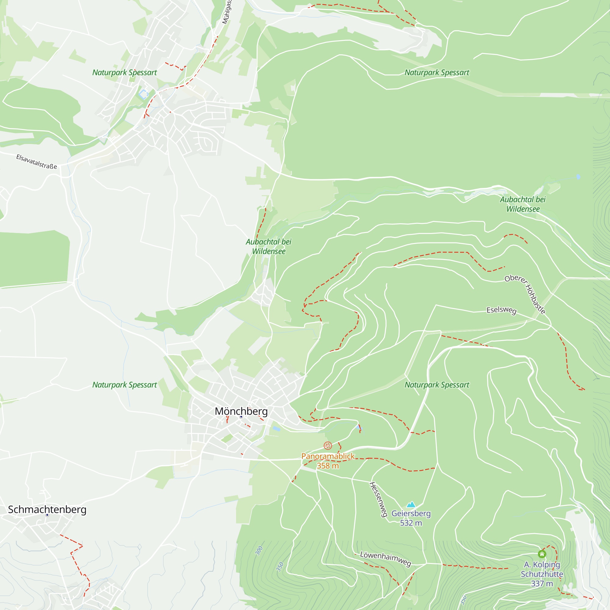 Schutzhütte an der Märchenwiese map
