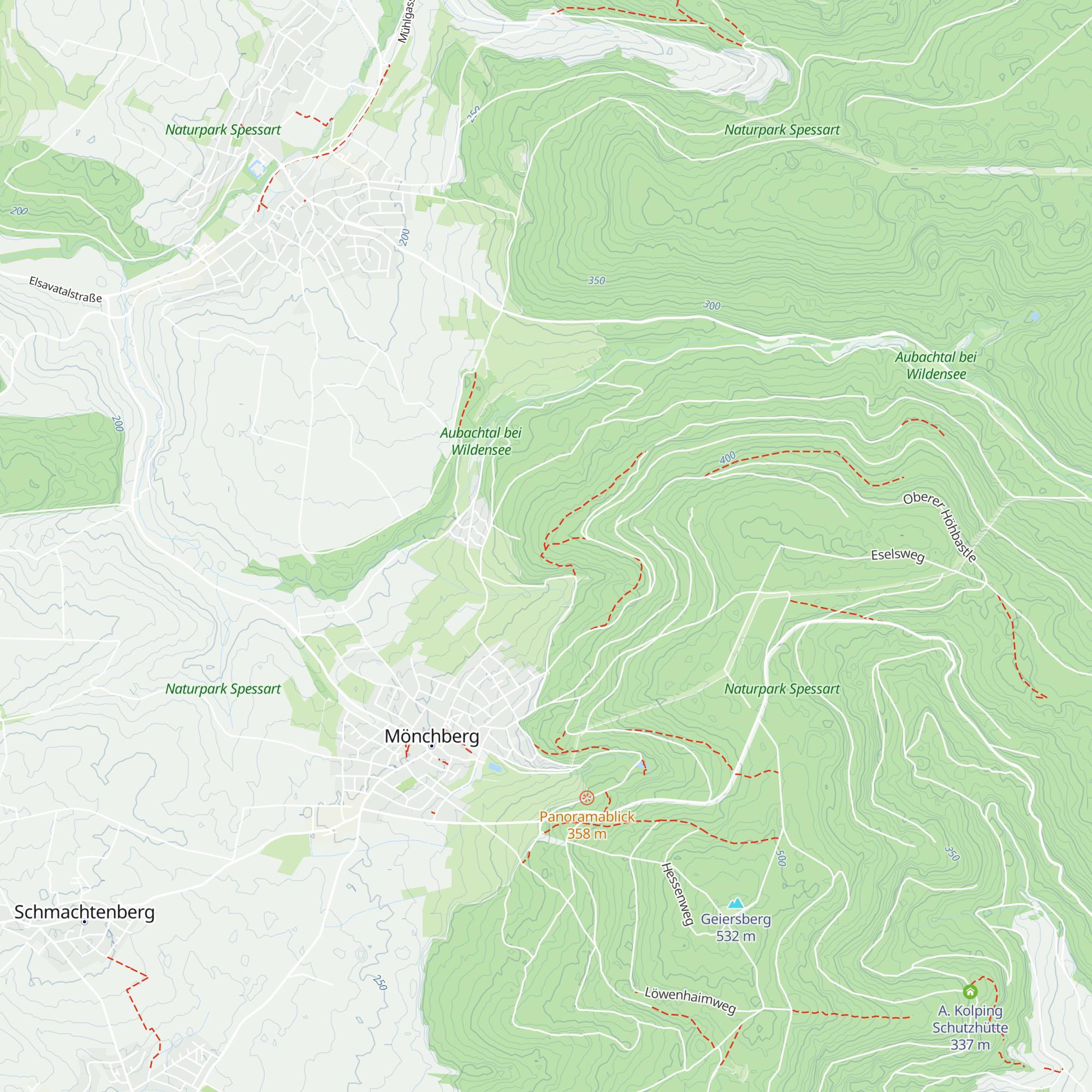 Schutzhütte an der Märchenwiese map