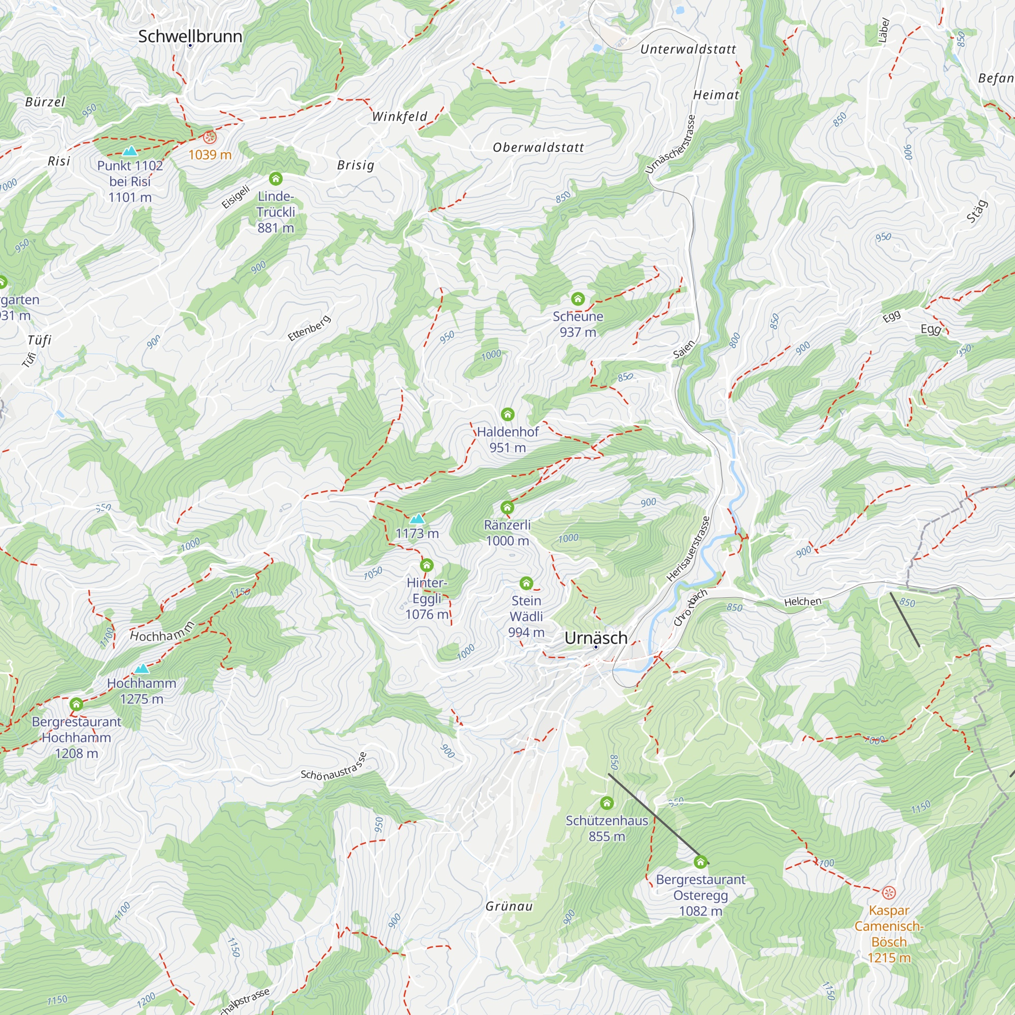 Ränzerli map