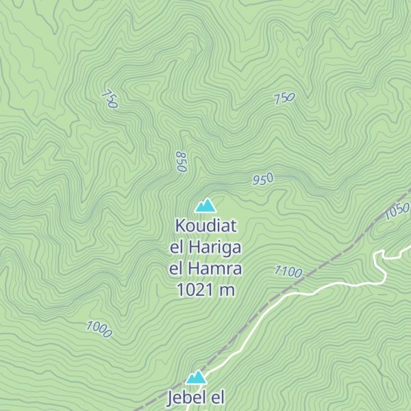 Map of Koudiat el Hariga el Hamra