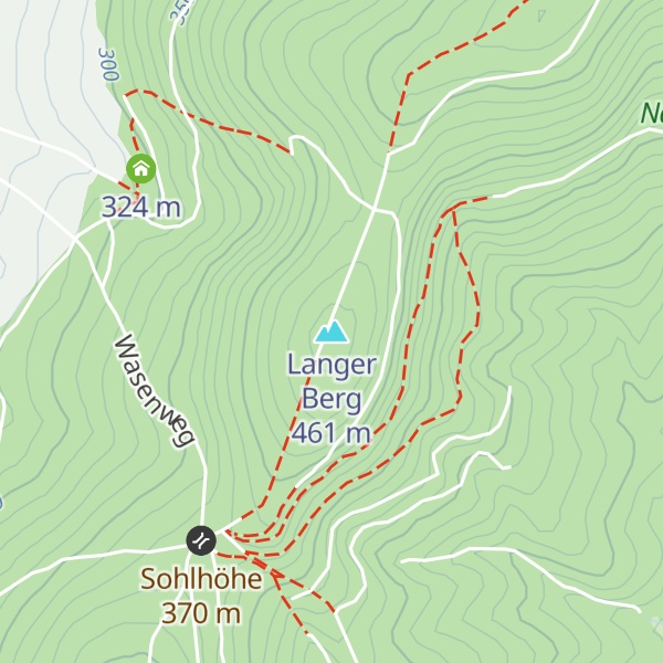Map of Langer Berg