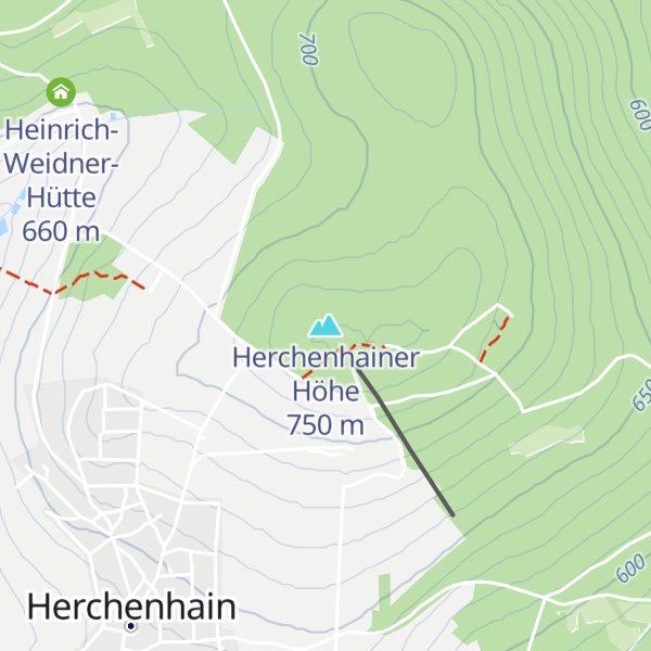 Map of Herchenhainer Höhe