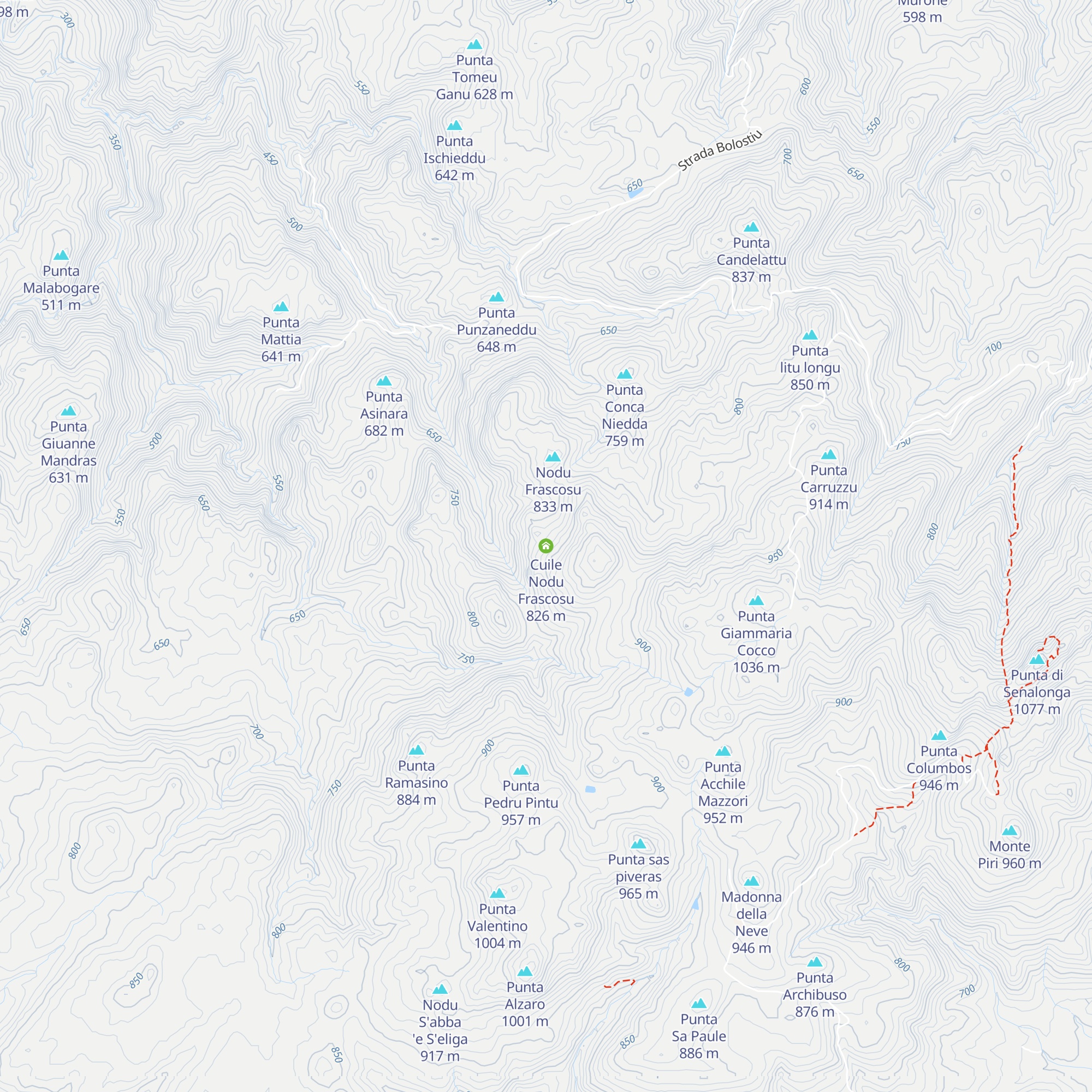 Cuile Nodu Frascosu map