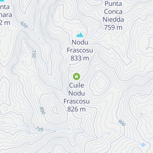 Map of Cuile Nodu Frascosu