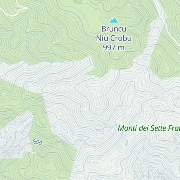 Map of Bruncu Sa Mola