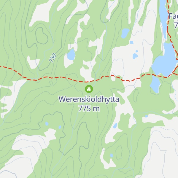 Map of Werenskioldhytta