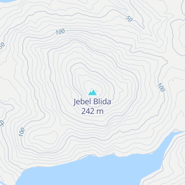 Map of Jebel Blida