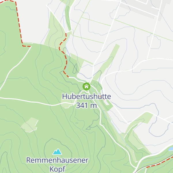 Map of Hubertushütte