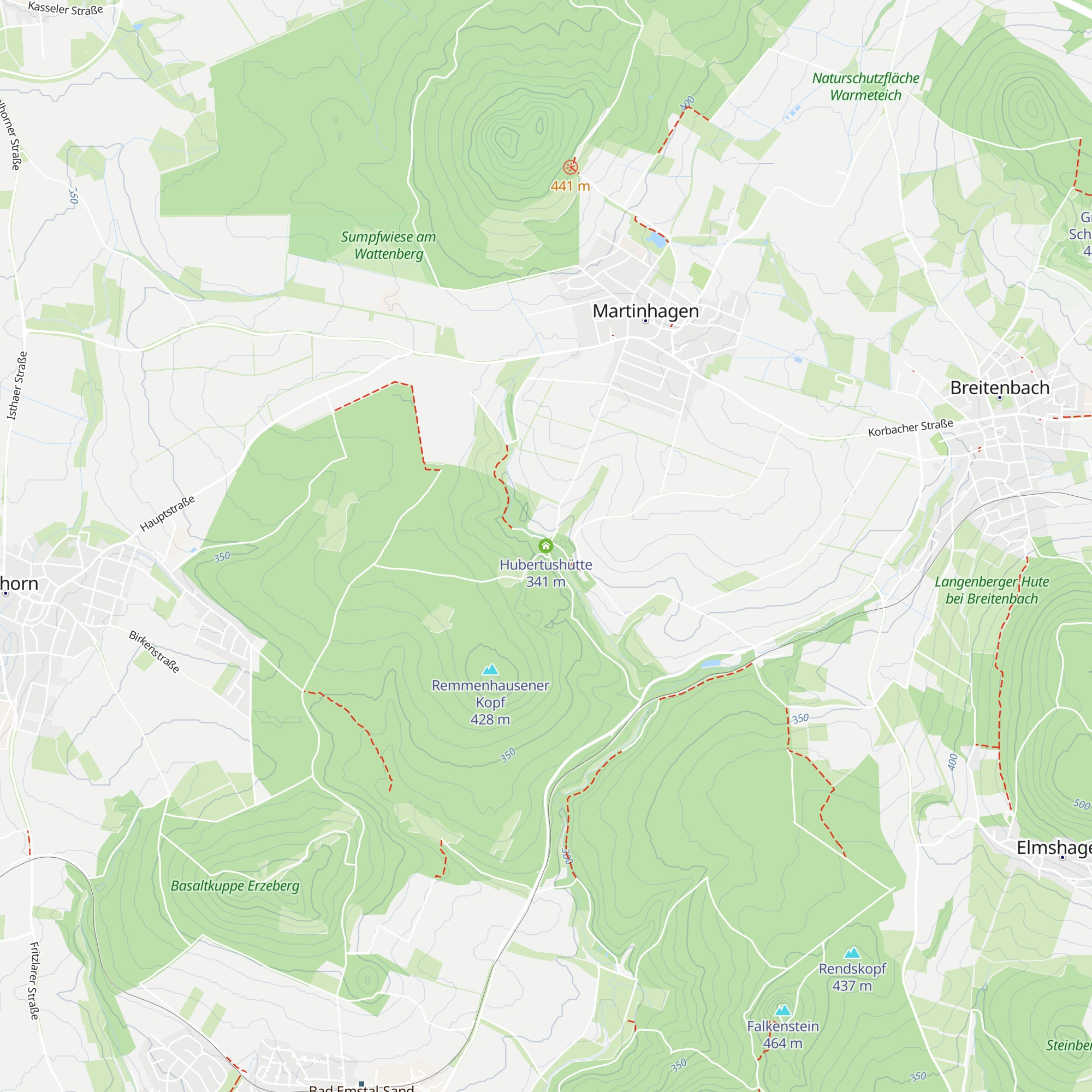 Hubertushütte map