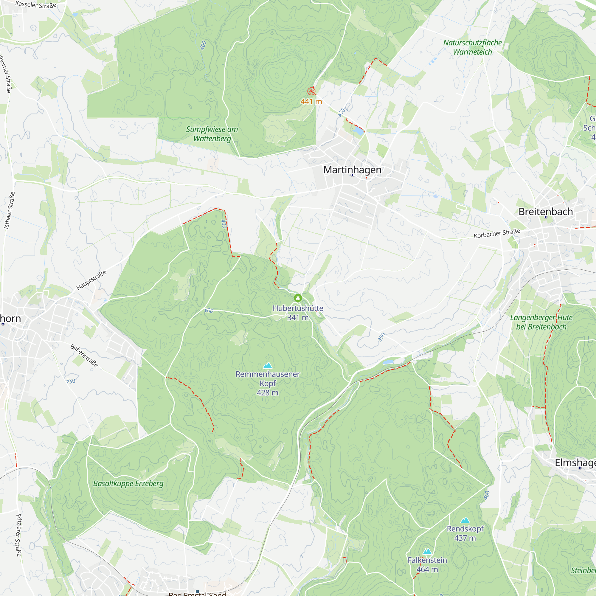 Hubertushütte map