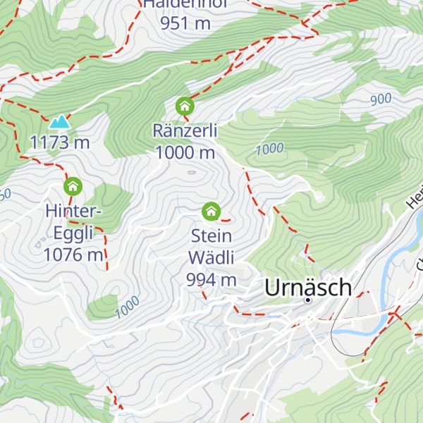 Map of Stein Wädli