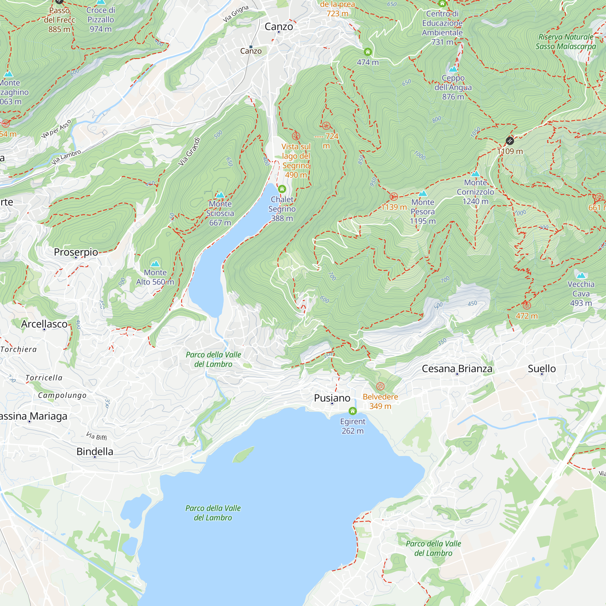 Trattoria Brianzola map