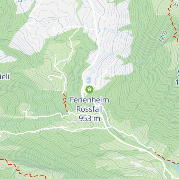 Map of Ferienheim Rossfall