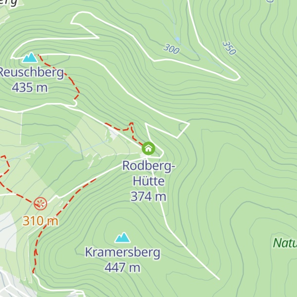 Map of Rodberg-Hütte