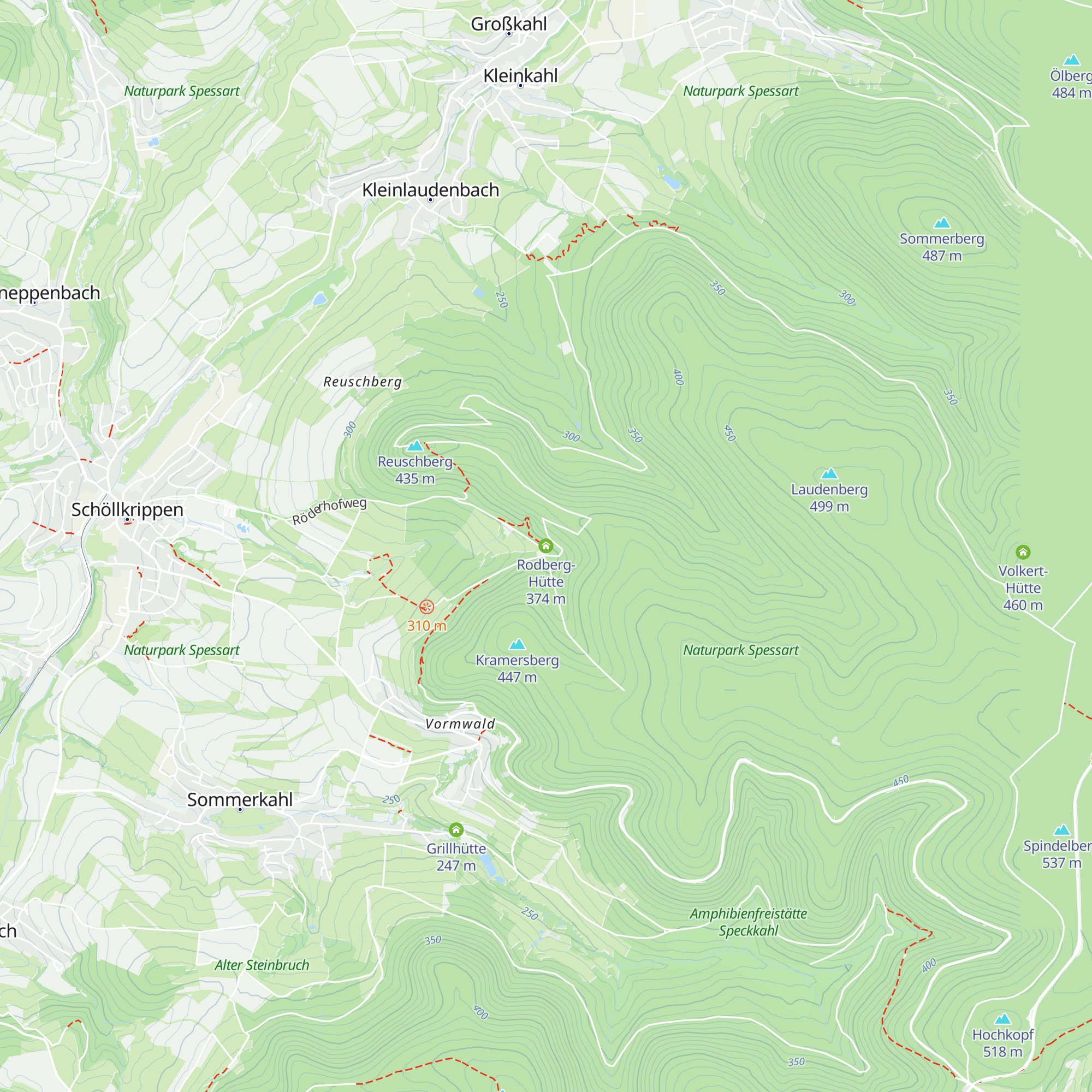 Rodberg-Hütte map