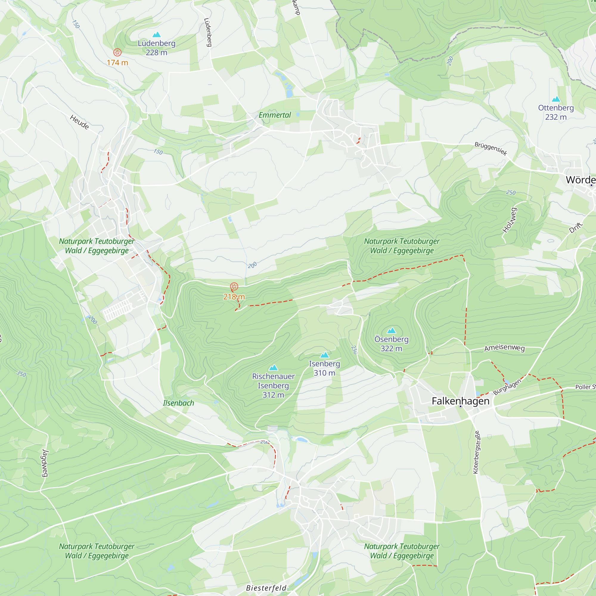 Distelberg Alm map