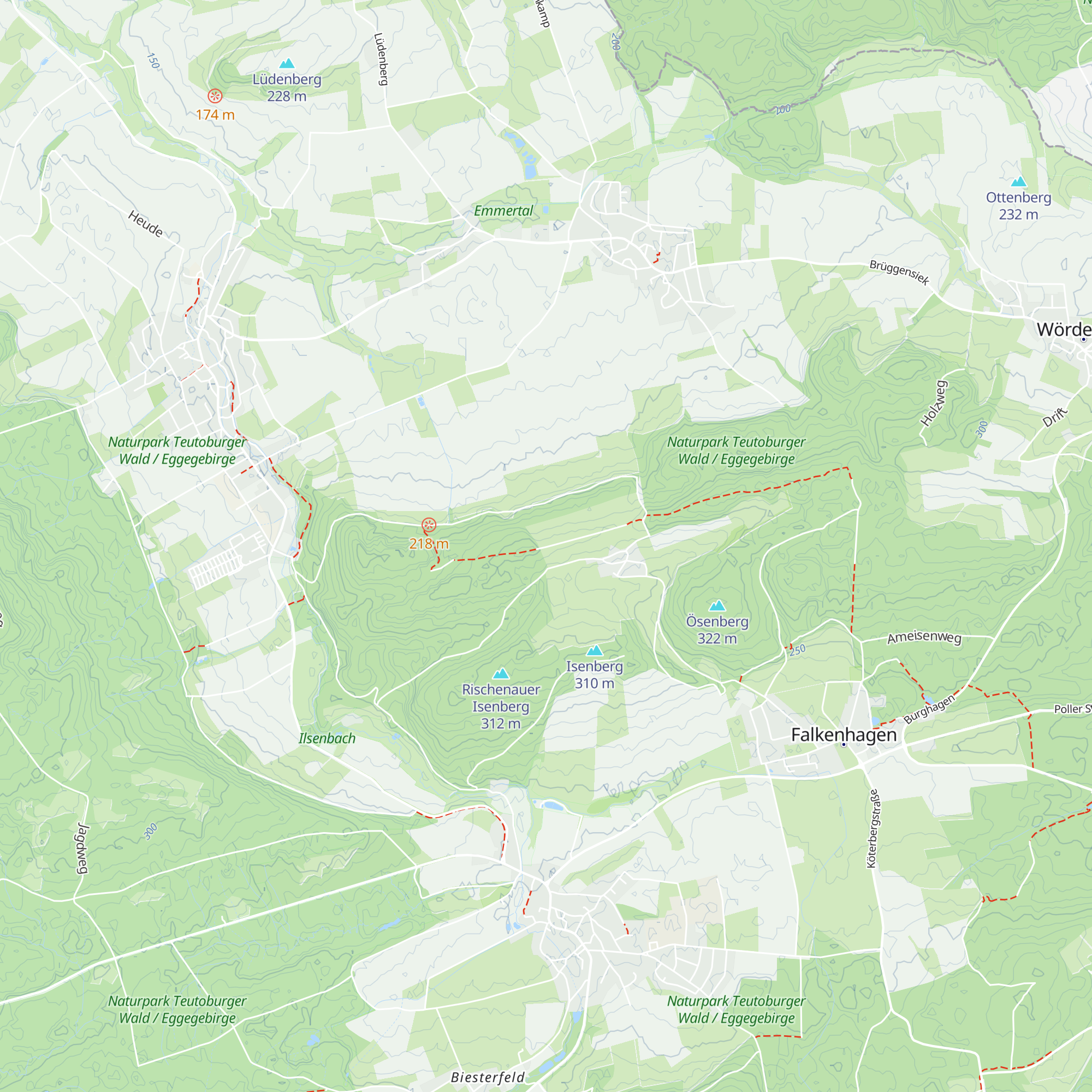 Distelberg Alm map