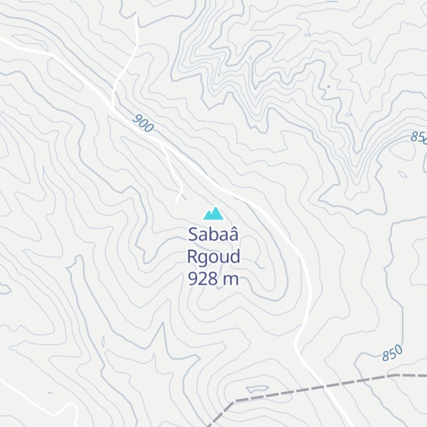 Map of Sabaâ Rgoud