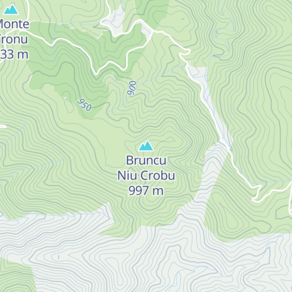 Map of Bruncu Niu Crobu