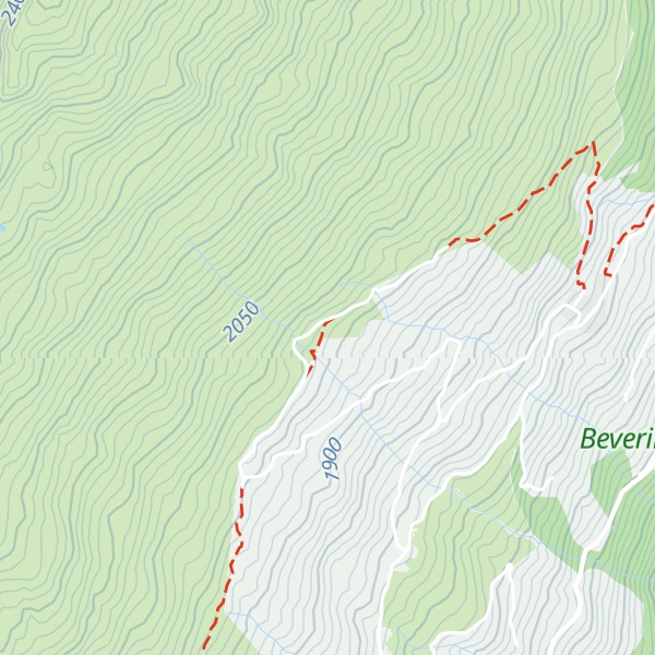 Map of Camaner Hütten
