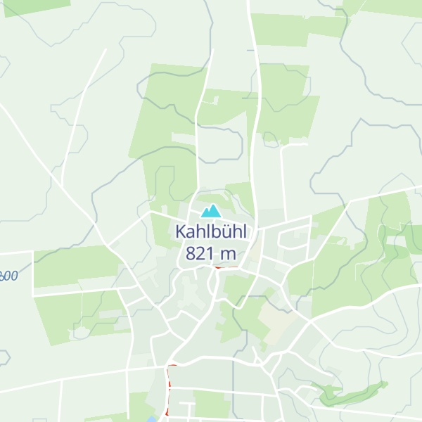 Map of Kahlbühl