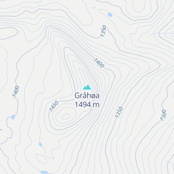 Map of Gråhøa