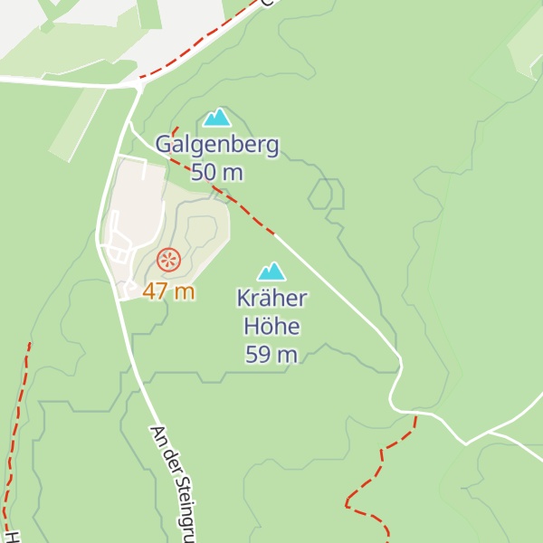 Map of Kräher Höhe
