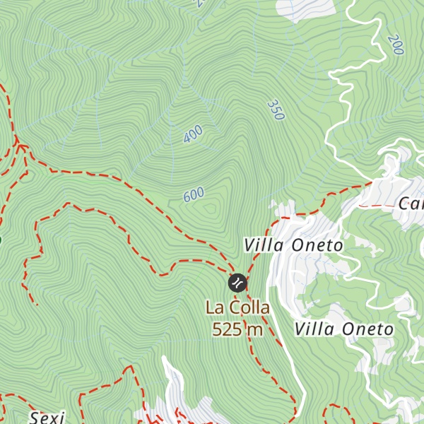 Map of Monte Groppo