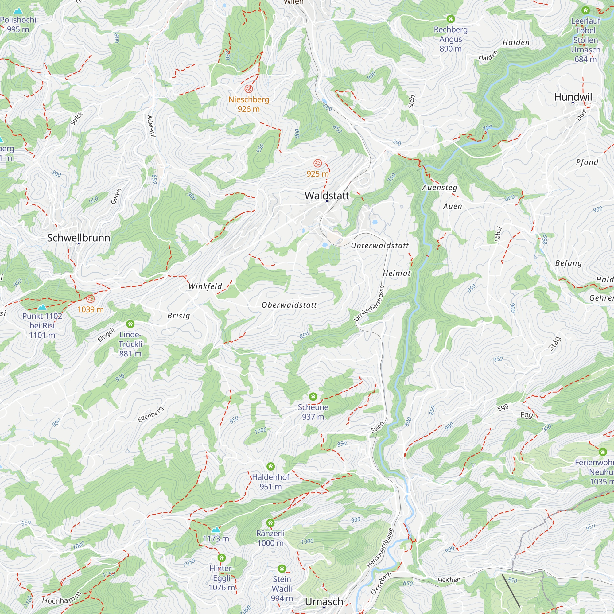 B&B Frischknecht map