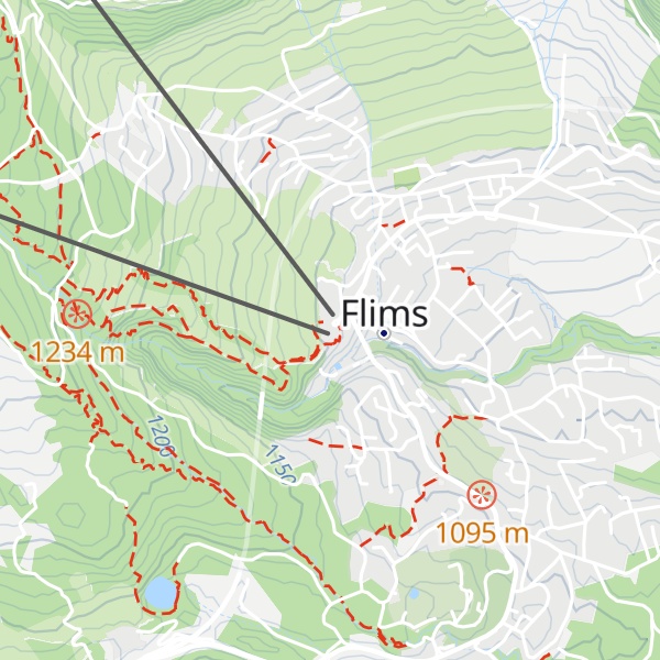 Map of Caffè Flims