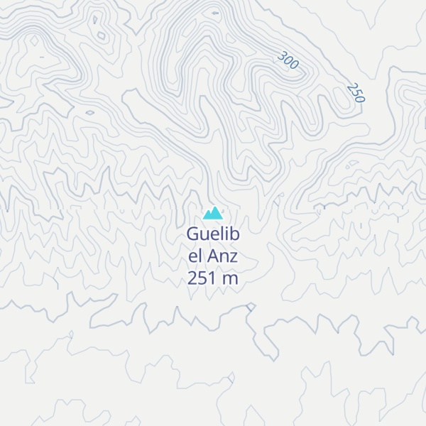 Map of Guelib el Anz