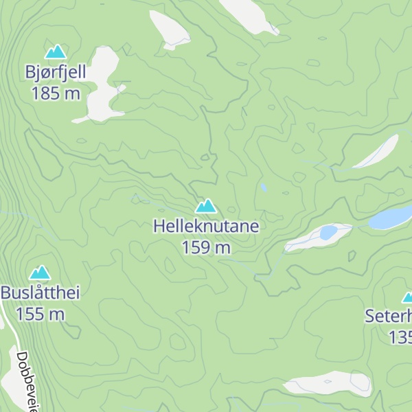 Map of Helleknutane