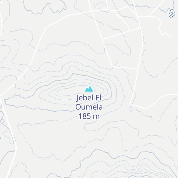 Map of Jebel El Oumela
