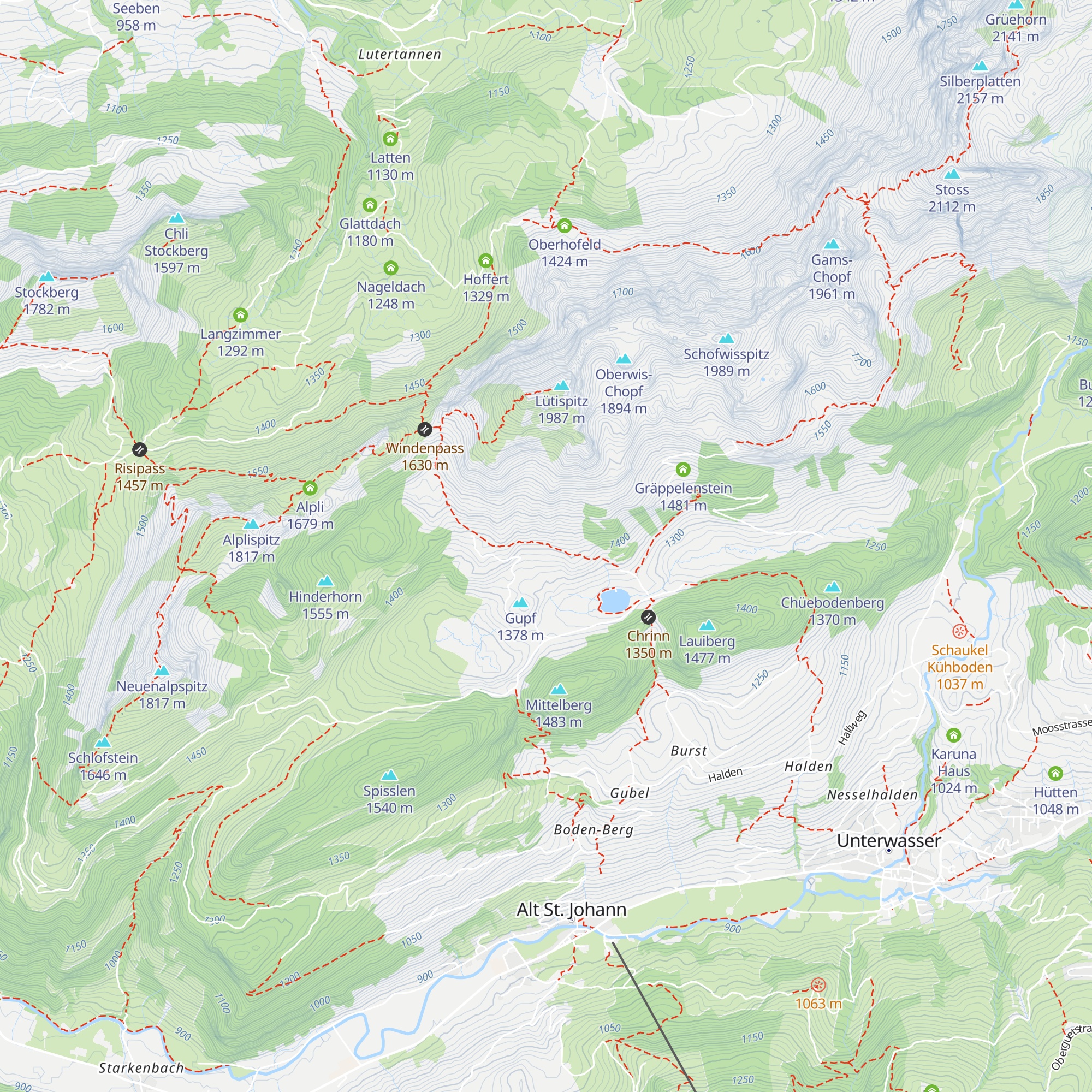 Winkfeel map