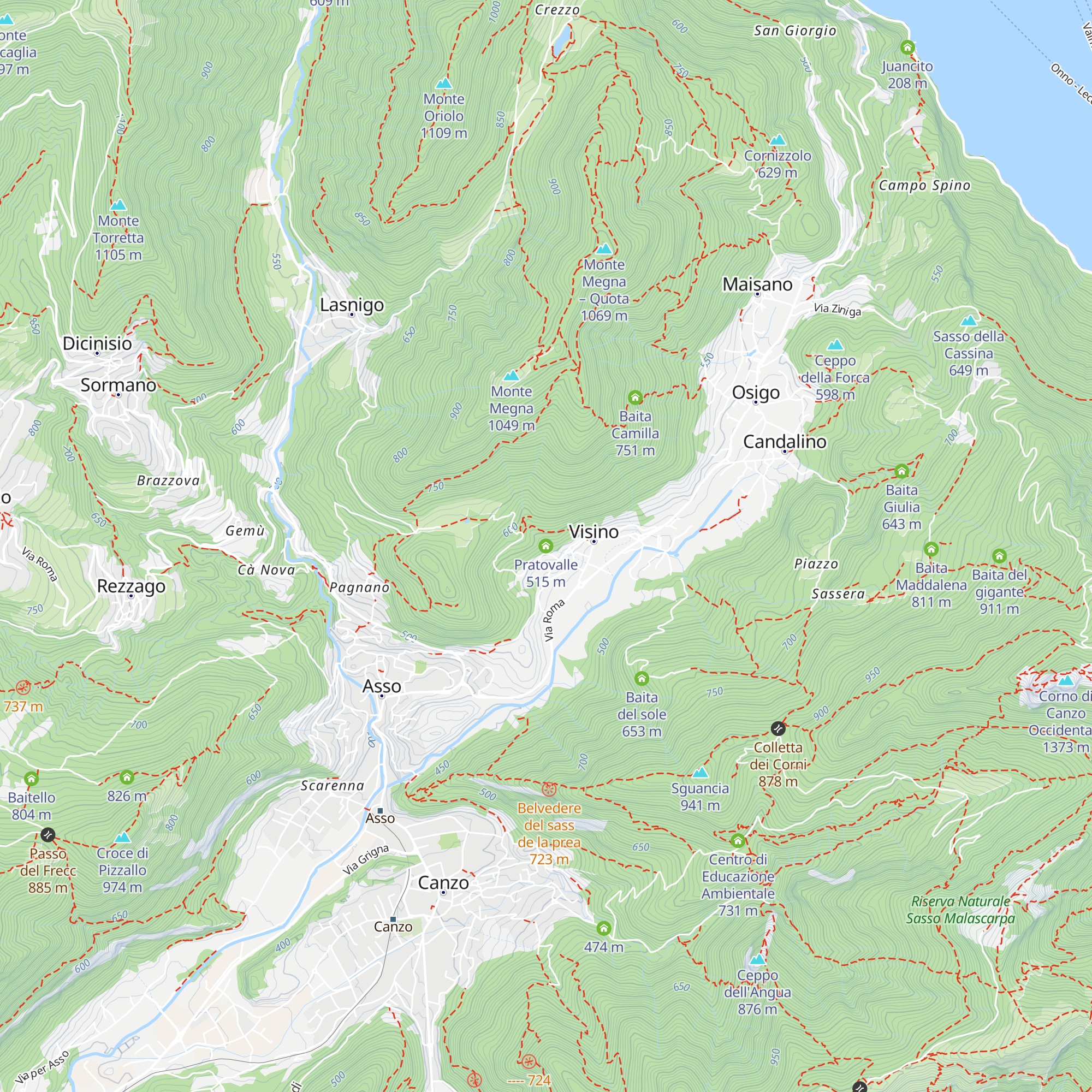 Pratovalle map
