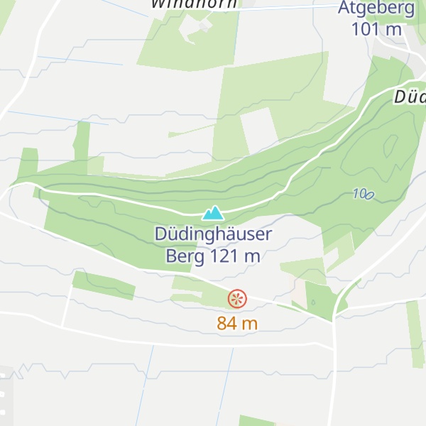 Map of Düdinghäuser Berg