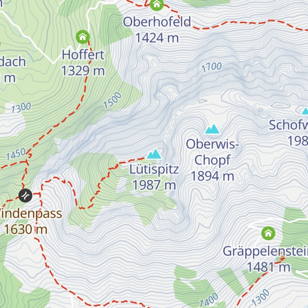 Map of Lütispitz