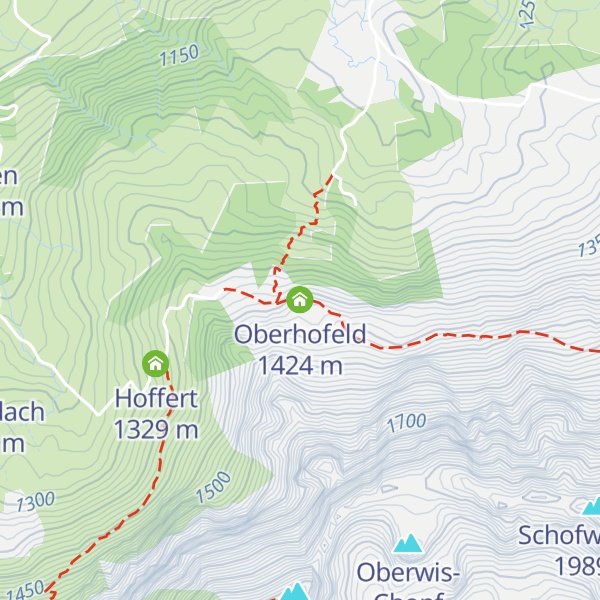 Map of Oberhofeld