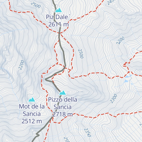 Map of Bivacco Ca' Bianca