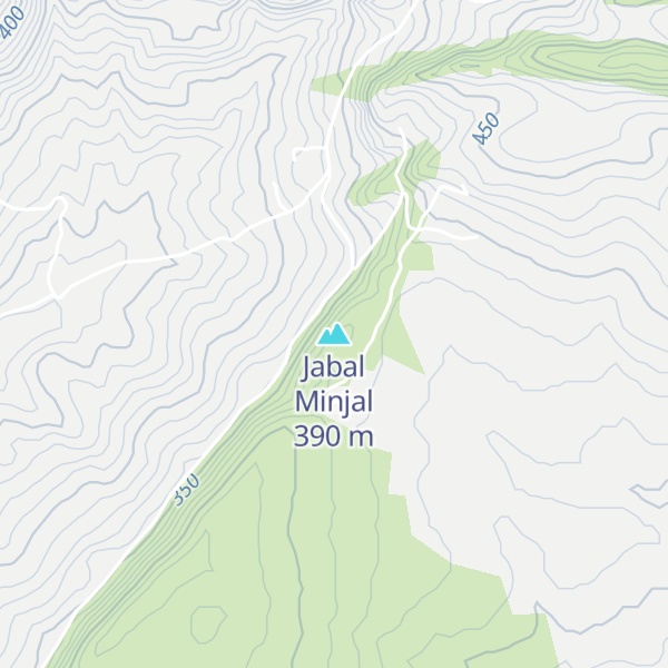Map of Jabal Minjal