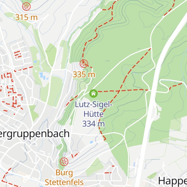 Map of Lutz-Sigel-Hütte