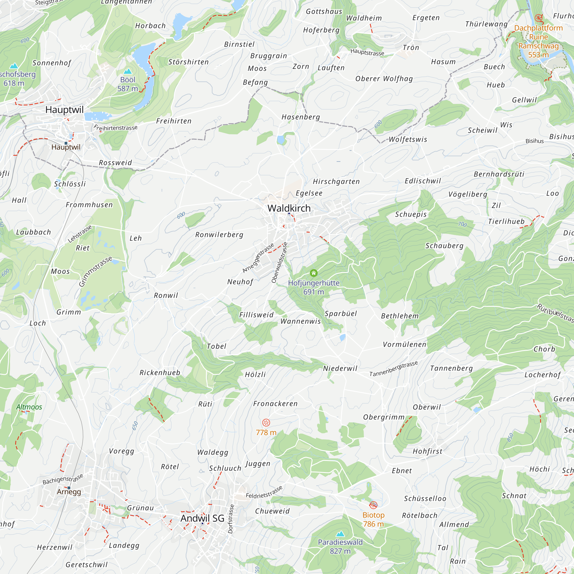 Mollenhütte Pfadi Waldkirch map