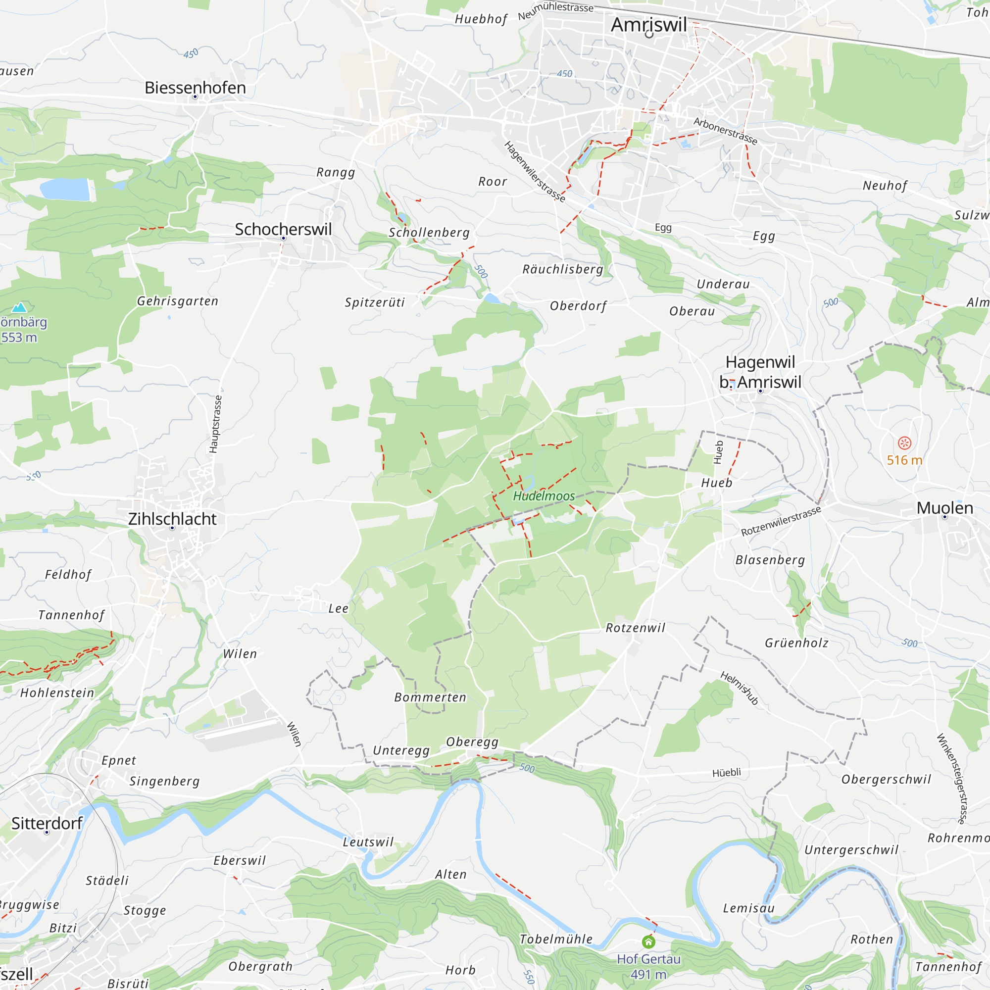 Bürgerhütte map